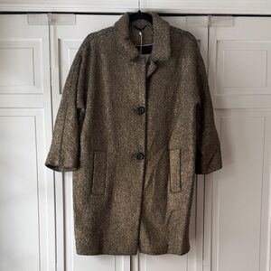 Kate Spade Tweed Metallic Coat